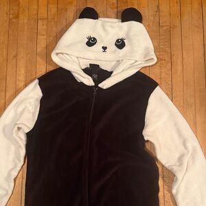 Panda Hoodie women’s onsie pajamas